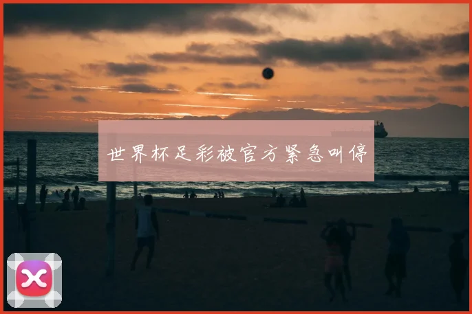 世界杯足彩被官方紧急叫停